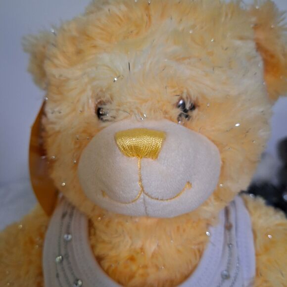Build-A-Bear Workshop Gem of a Friend Topaz Teddy With Tag and Card - Picture 9 of 14